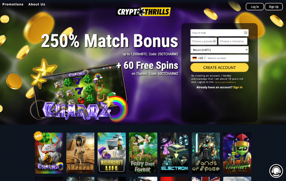 Thrills Casino No Deposit Codes