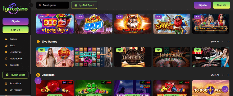 Igu Casino Games