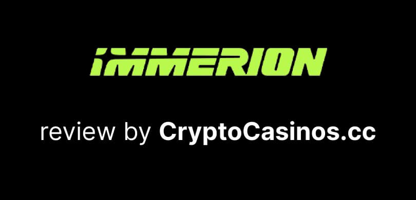 Immerion Casino Review by CryptoCasinos.cc