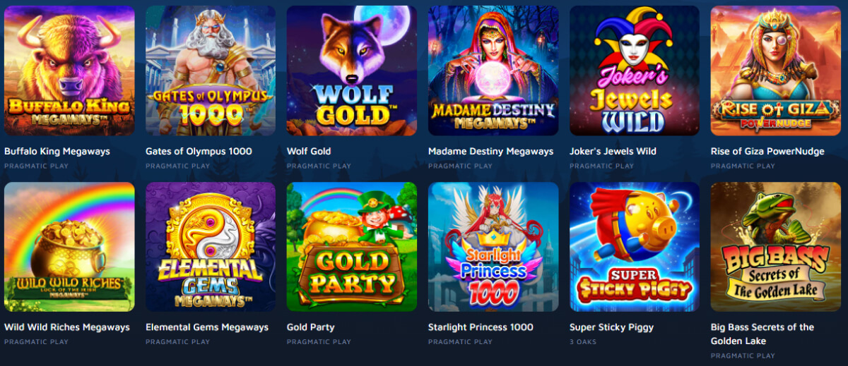 WolfBet Casino Virtual Slot Games