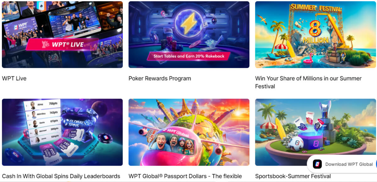 WPT Global Casino Rewards and Promotions