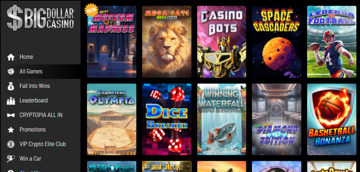 Big Dollar Casino All Games