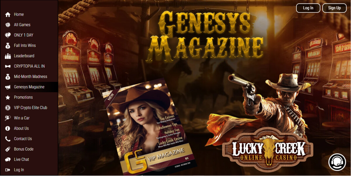 Lucky Creek Casino Genesys Magazene